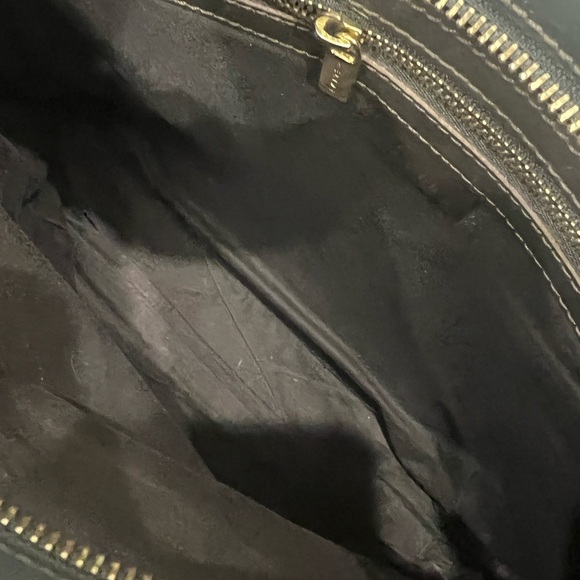 Celine Suede Leather C Logo Shoulder Bag - Picture 14 of 16